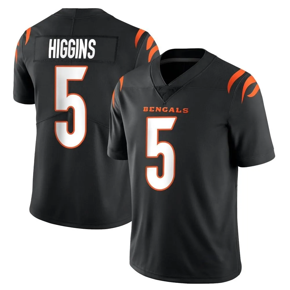 Youth Cincinnati Bengals Tee Higgins Nike Team Color Vapor Untouchable Limited Black Jersey Youth Cincinnati Bengals Tee Higgins Nike Team Color Vapor Untouchable Limited Black Jersey