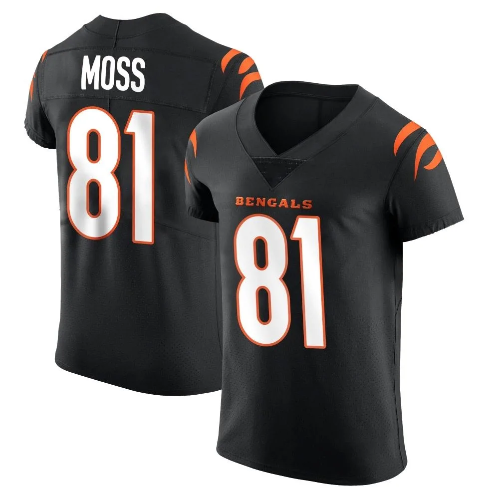 Men's Cincinnati Bengals Thaddeus Moss Nike Team Color Vapor Untouchable Elite Black Jersey Men's Cincinnati Bengals Thaddeus Moss Nike Team Color Vapor Untouchable Elite Black Jersey
