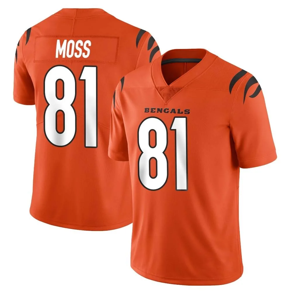 Men's Cincinnati Bengals Thaddeus Moss Nike Vapor Untouchable Limited Orange Jersey Men's Cincinnati Bengals Thaddeus Moss Nike Vapor Untouchable Limited Orange Jersey