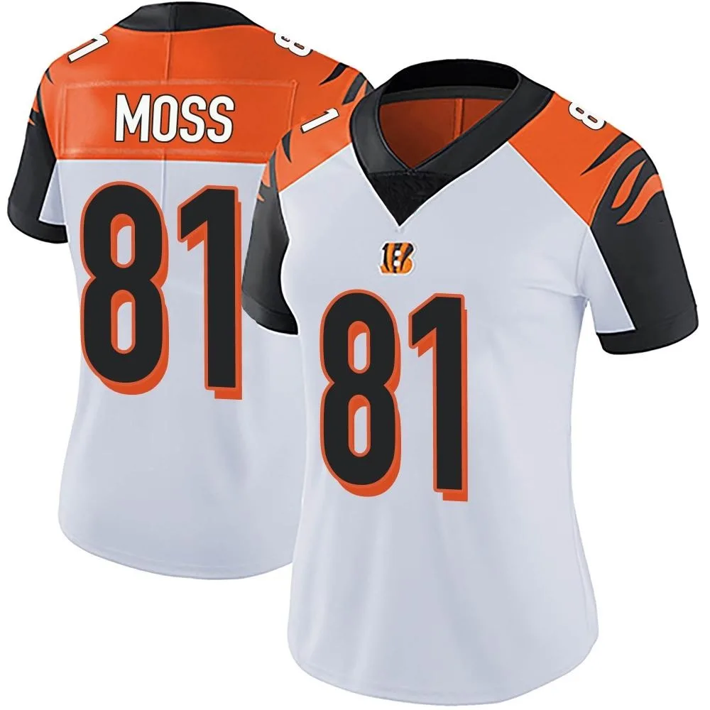 Women's Cincinnati Bengals Thaddeus Moss Nike Vapor Untouchable Limited White Jersey Women's Cincinnati Bengals Thaddeus Moss Nike Vapor Untouchable Limited White Jersey