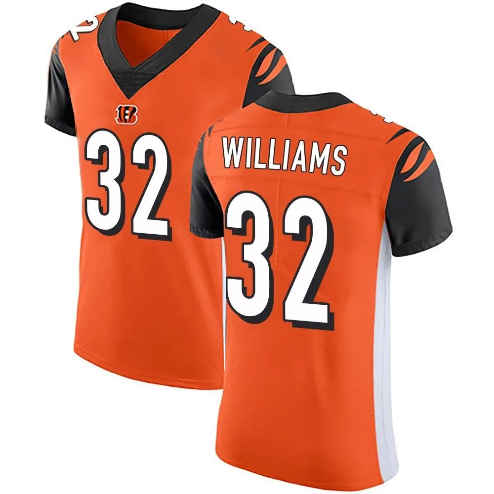 Men's Cincinnati Bengals Trayveon Williams Nike Alternate Vapor Untouchable Elite Orange Jersey Men's Cincinnati Bengals Trayveon Williams Nike Alternate Vapor Untouchable Elite Orange Jersey