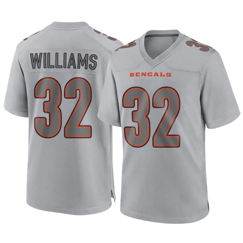 Men's Cincinnati Bengals Trayveon Williams Nike Atmosphere Fashion Game Gray Jersey Men's Cincinnati Bengals Trayveon Williams Nike Atmosphere Fashion Game Gray Jersey