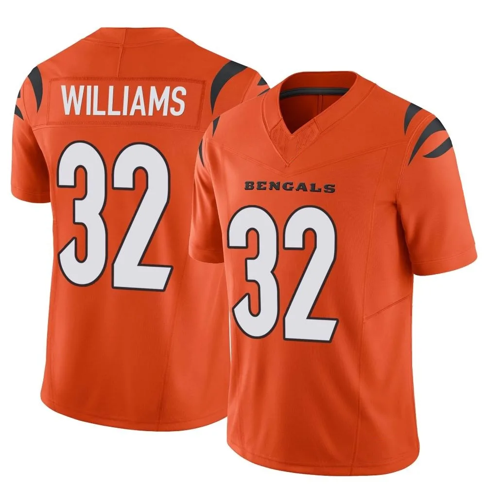 Men's Cincinnati Bengals Trayveon Williams Nike Vapor F.U.S.E. Limited Orange Jersey Men's Cincinnati Bengals Trayveon Williams Nike Vapor F.U.S.E. Limited Orange Jersey