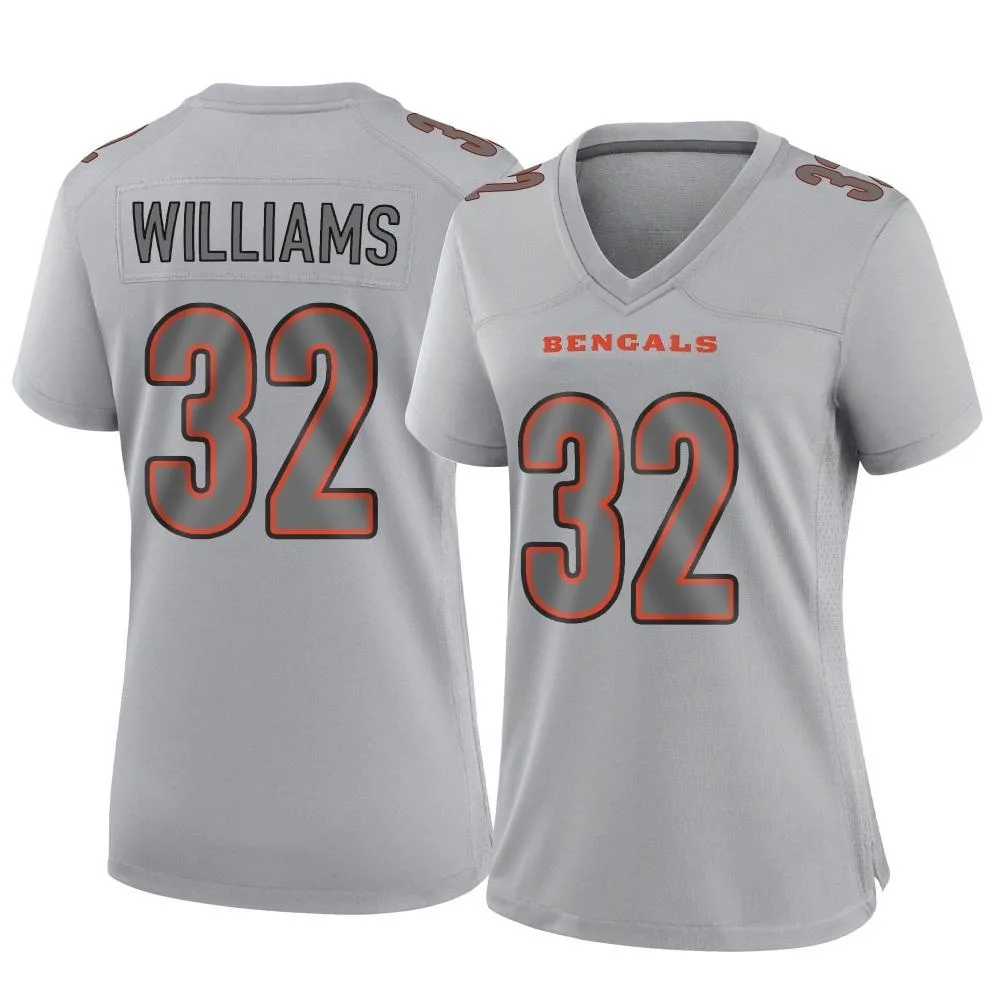 Women's Cincinnati Bengals Trayveon Williams Nike Atmosphere Fashion Game Gray Jersey Women's Cincinnati Bengals Trayveon Williams Nike Atmosphere Fashion Game Gray Jersey