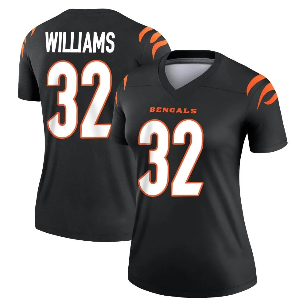 Women's Cincinnati Bengals Trayveon Williams Nike Legend Black Jersey Women's Cincinnati Bengals Trayveon Williams Nike Legend Black Jersey