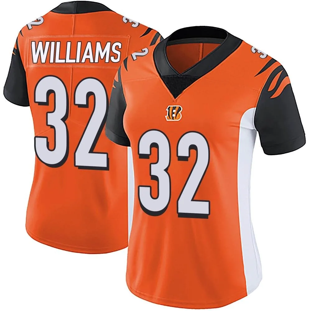 Women's Cincinnati Bengals Trayveon Williams Nike Vapor Untouchable Limited Orange Jersey Women's Cincinnati Bengals Trayveon Williams Nike Vapor Untouchable Limited Orange Jersey