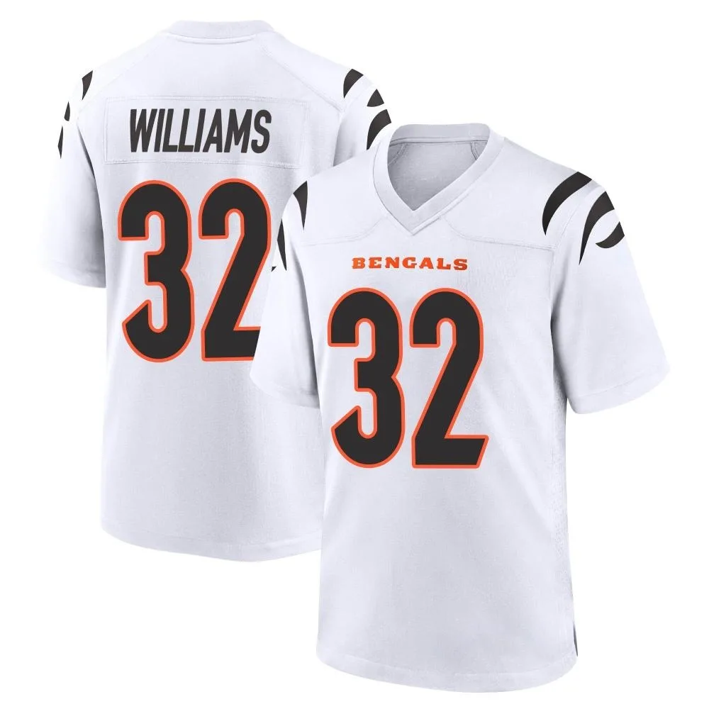 Youth Cincinnati Bengals Trayveon Williams Nike Game White Jersey Youth Cincinnati Bengals Trayveon Williams Nike Game White Jersey