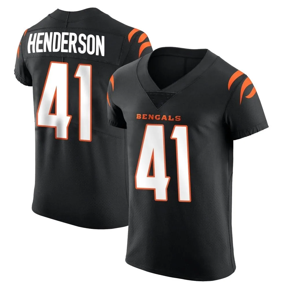 Men's Cincinnati Bengals Trayvon Henderson Nike Team Color Vapor Untouchable Elite Black Jersey Men's Cincinnati Bengals Trayvon Henderson Nike Team Color Vapor Untouchable Elite Black Jersey