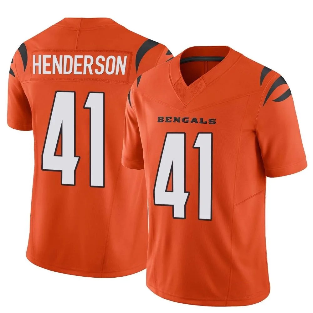 Youth Cincinnati Bengals Trayvon Henderson Nike Vapor F.U.S.E. Limited Orange Jersey Youth Cincinnati Bengals Trayvon Henderson Nike Vapor F.U.S.E. Limited Orange Jersey