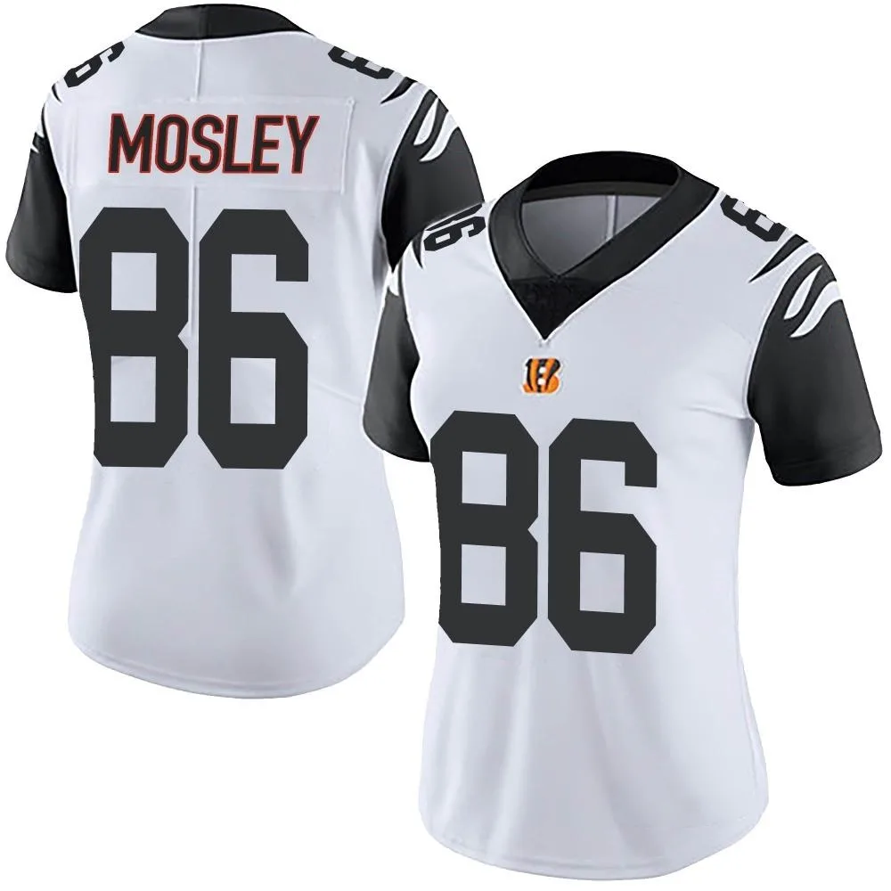 Women's Cincinnati Bengals Tre Mosley Nike Color Rush Vapor Untouchable Limited White Jersey Women's Cincinnati Bengals Tre Mosley Nike Color Rush Vapor Untouchable Limited White Jersey