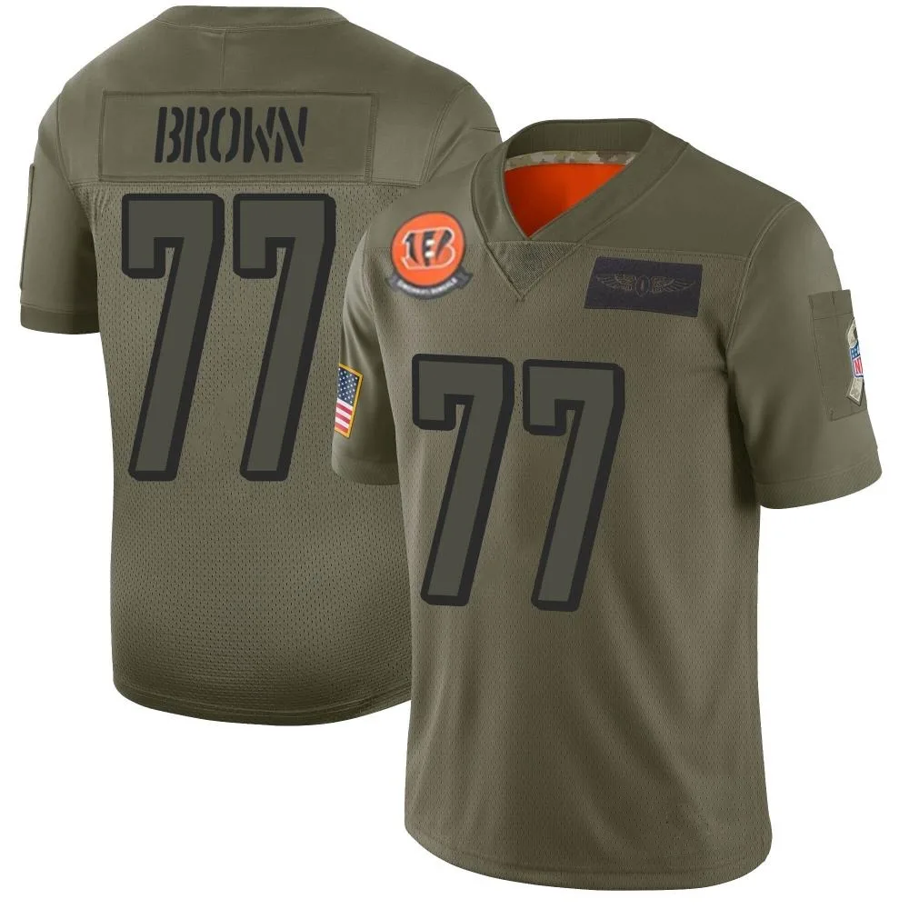 Men's Cincinnati Bengals Trent Brown Nike 2019 Salute to Service Limited Camo Jersey Men's Cincinnati Bengals Trent Brown Nike 2019 Salute to Service Limited Camo Jersey