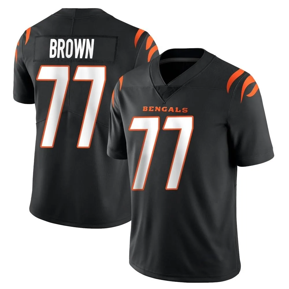 Men's Cincinnati Bengals Trent Brown Nike Team Color Vapor Untouchable Limited Black Jersey Men's Cincinnati Bengals Trent Brown Nike Team Color Vapor Untouchable Limited Black Jersey