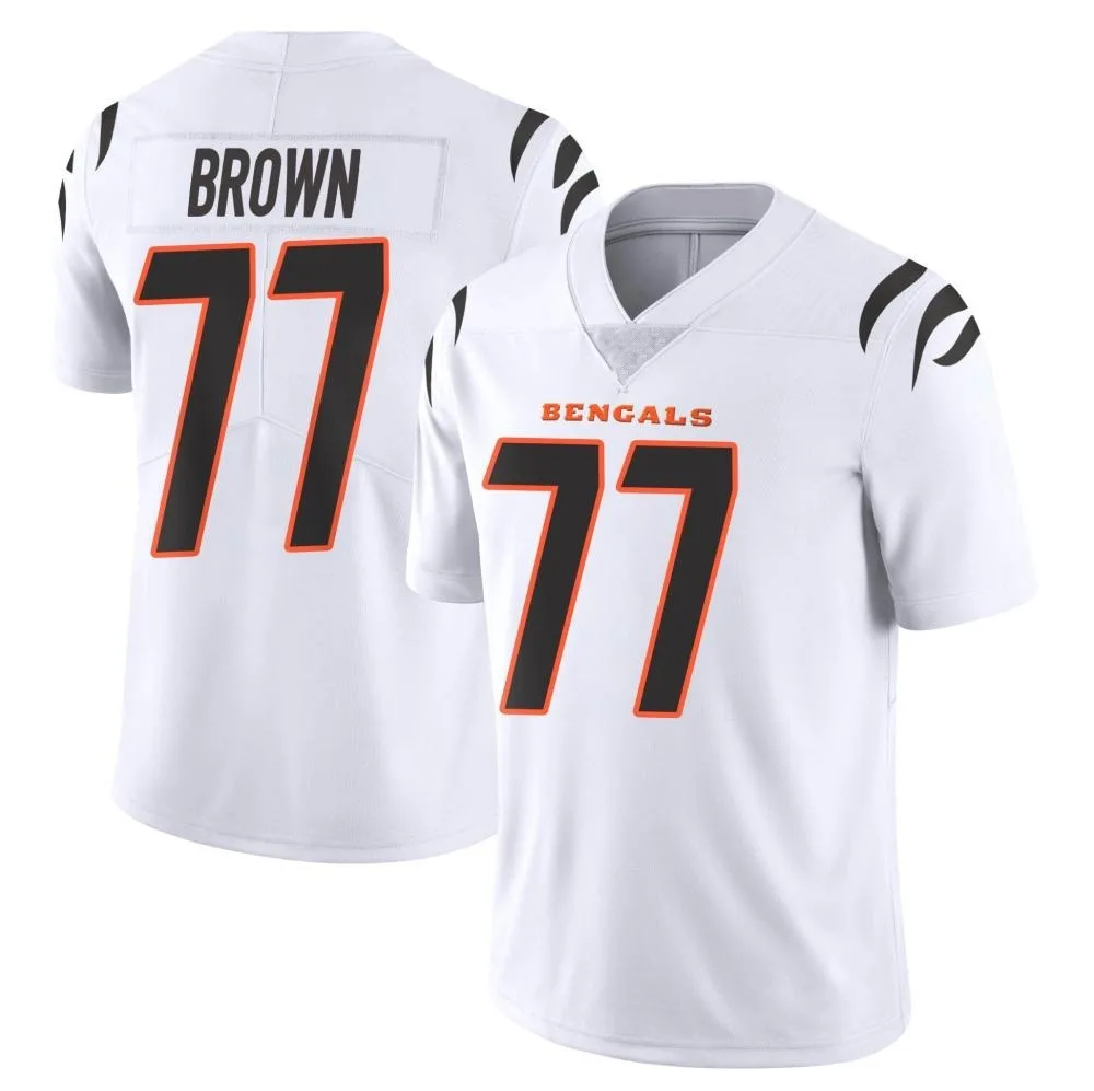Men's Cincinnati Bengals Trent Brown Nike Vapor Untouchable Limited White Jersey Men's Cincinnati Bengals Trent Brown Nike Vapor Untouchable Limited White Jersey
