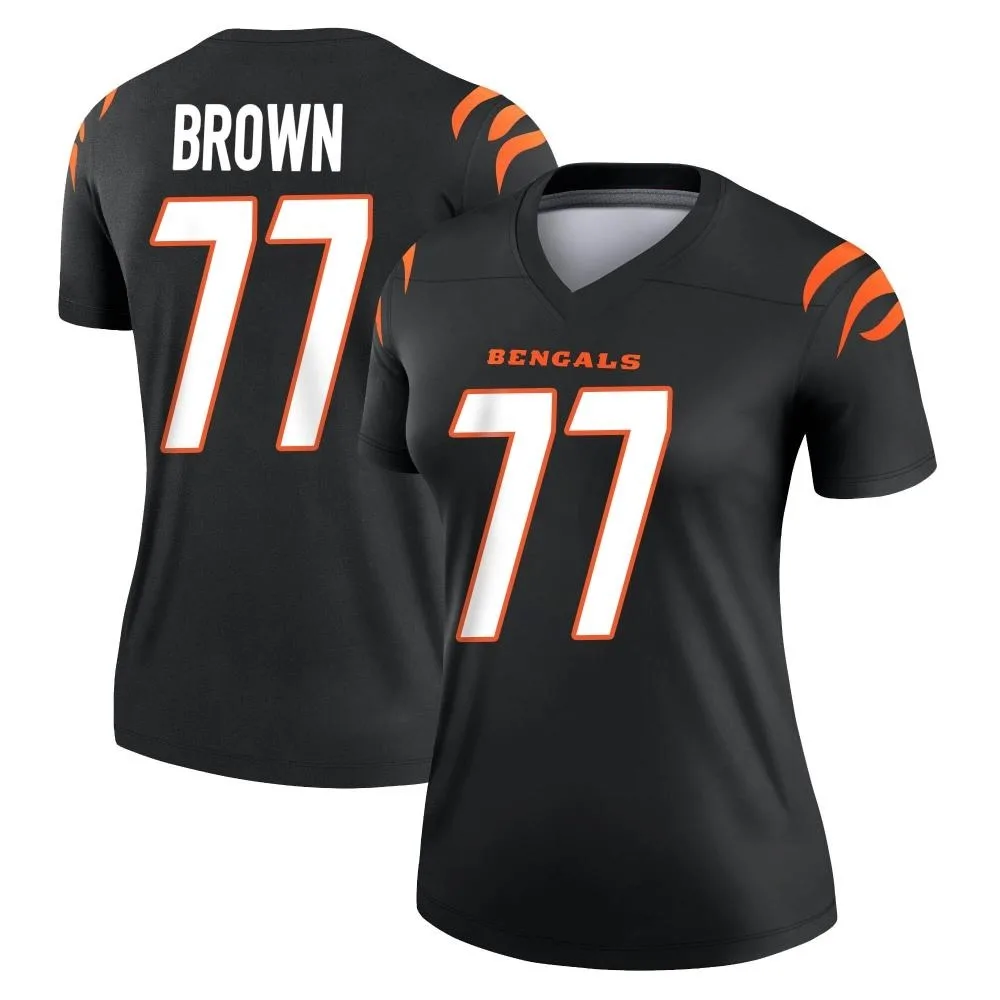 Women's Cincinnati Bengals Trent Brown Nike Legend Black Jersey Women's Cincinnati Bengals Trent Brown Nike Legend Black Jersey