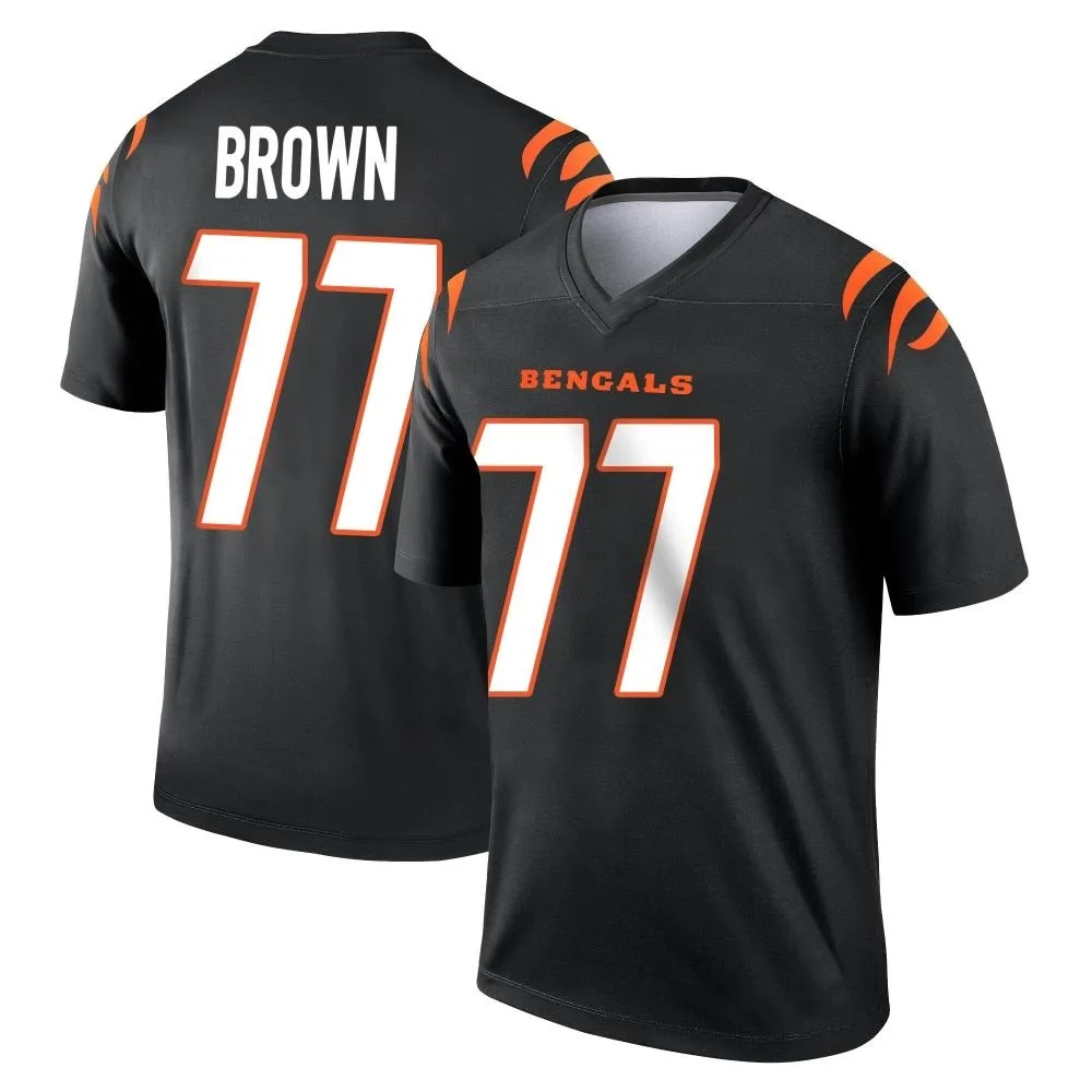 Youth Cincinnati Bengals Trent Brown Nike Legend Black Jersey Youth Cincinnati Bengals Trent Brown Nike Legend Black Jersey