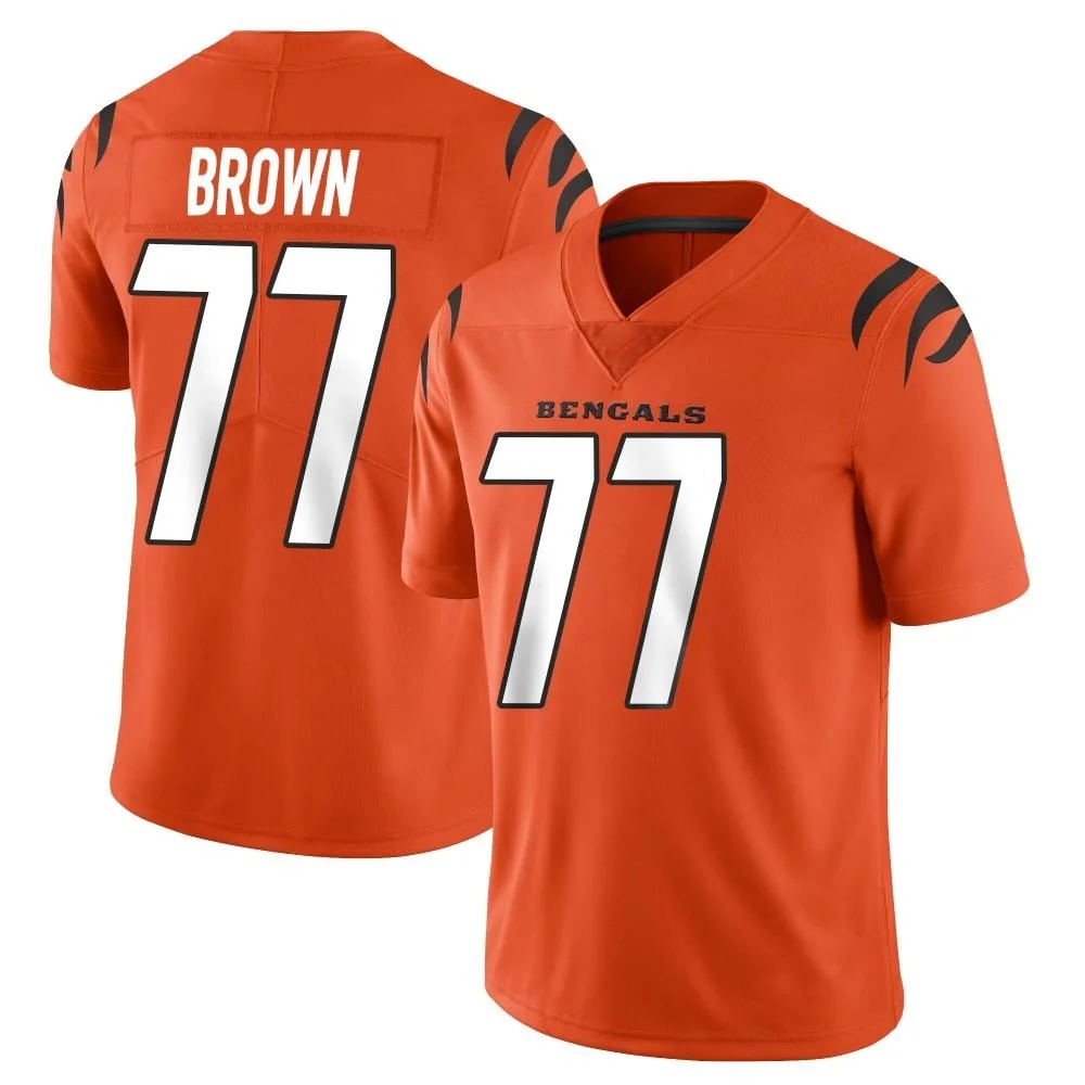 Youth Cincinnati Bengals Trent Brown Nike Vapor Untouchable Limited Orange Jersey Youth Cincinnati Bengals Trent Brown Nike Vapor Untouchable Limited Orange Jersey