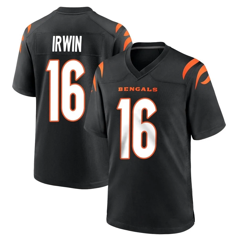 Men's Cincinnati Bengals Trenton Irwin Nike Team Color Game Black Jersey Men's Cincinnati Bengals Trenton Irwin Nike Team Color Game Black Jersey