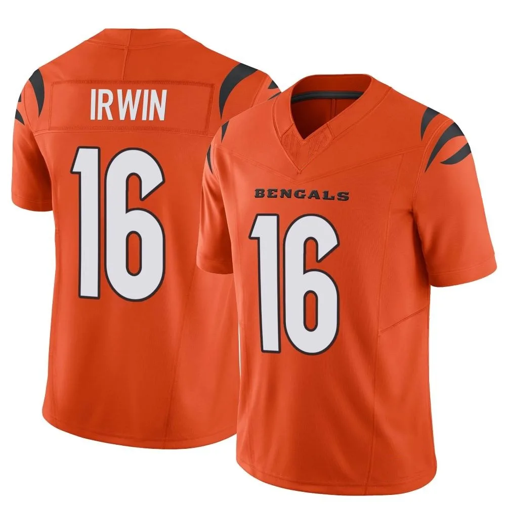 Men's Cincinnati Bengals Trenton Irwin Nike Vapor F.U.S.E. Limited Orange Jersey Men's Cincinnati Bengals Trenton Irwin Nike Vapor F.U.S.E. Limited Orange Jersey