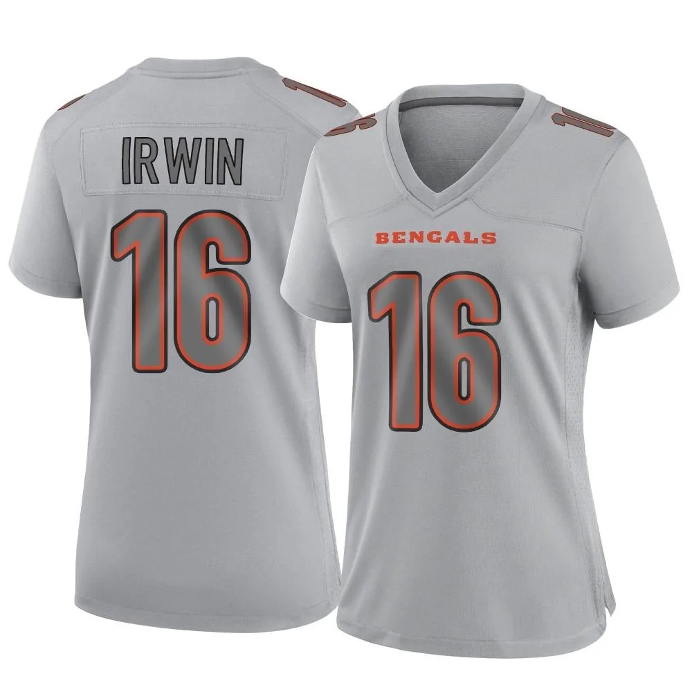 Women's Cincinnati Bengals Trenton Irwin Nike Atmosphere Fashion Game Gray Jersey Women's Cincinnati Bengals Trenton Irwin Nike Atmosphere Fashion Game Gray Jersey