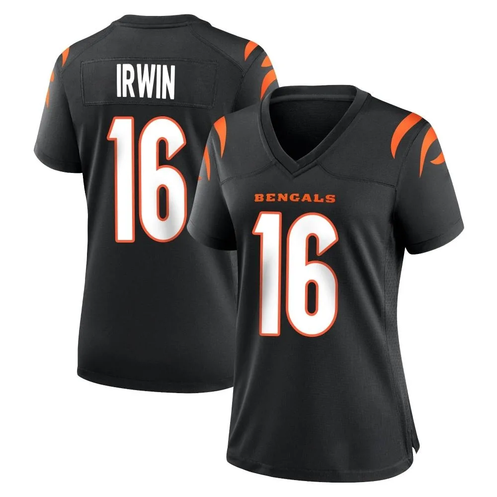 Women's Cincinnati Bengals Trenton Irwin Nike Team Color Game Black Jersey Women's Cincinnati Bengals Trenton Irwin Nike Team Color Game Black Jersey