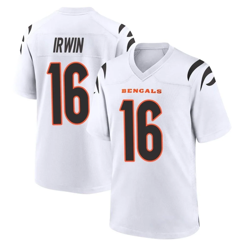 Youth Cincinnati Bengals Trenton Irwin Nike Game White Jersey Youth Cincinnati Bengals Trenton Irwin Nike Game White Jersey