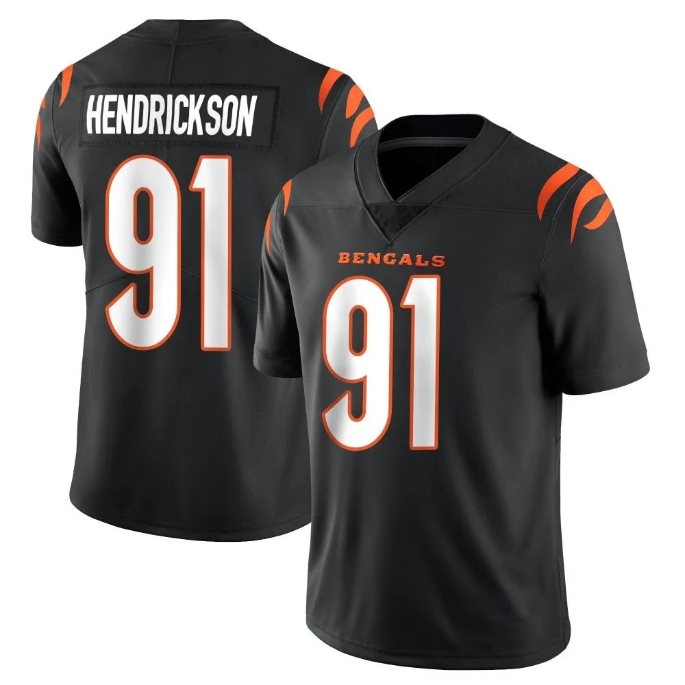 Men's Cincinnati Bengals Trey Hendrickson Nike Team Color Vapor Untouchable Limited Black Jersey Men's Cincinnati Bengals Trey Hendrickson Nike Team Color Vapor Untouchable Limited Black Jersey