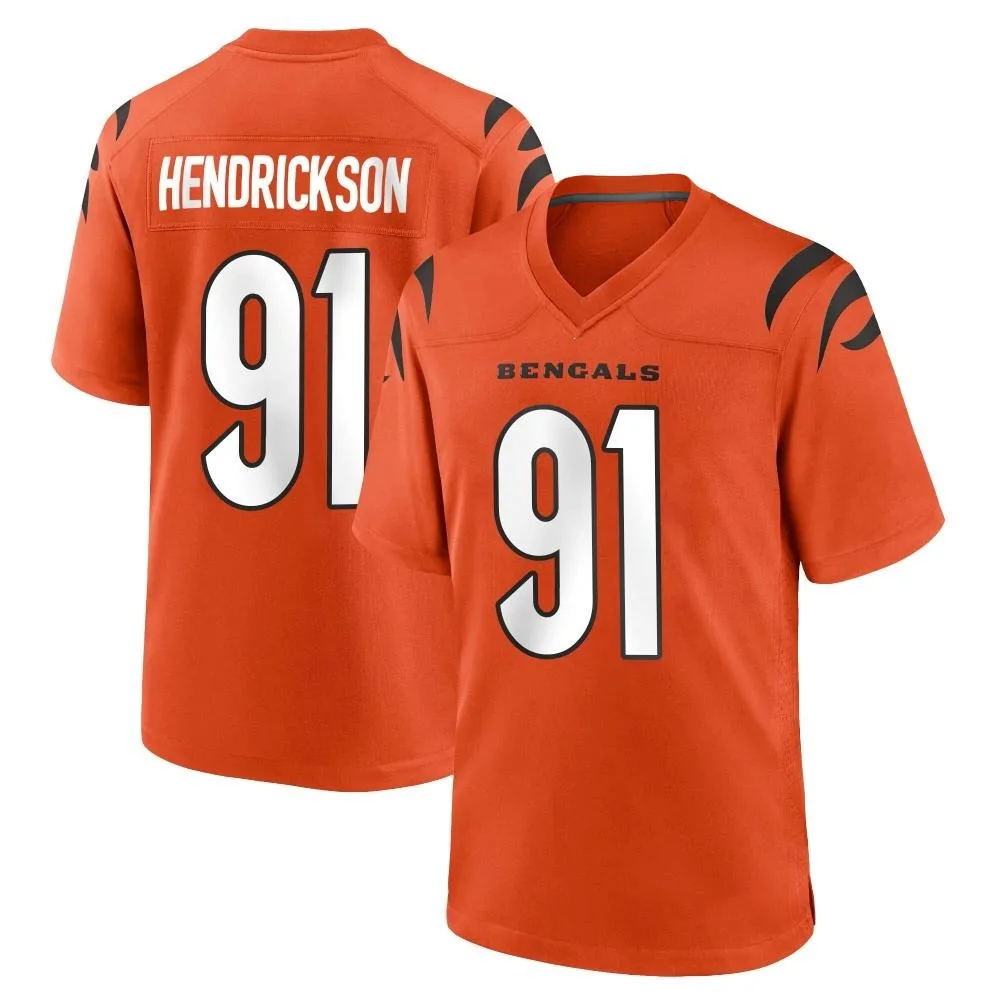 Youth Cincinnati Bengals Trey Hendrickson Nike Game Orange Jersey Youth Cincinnati Bengals Trey Hendrickson Nike Game Orange Jersey