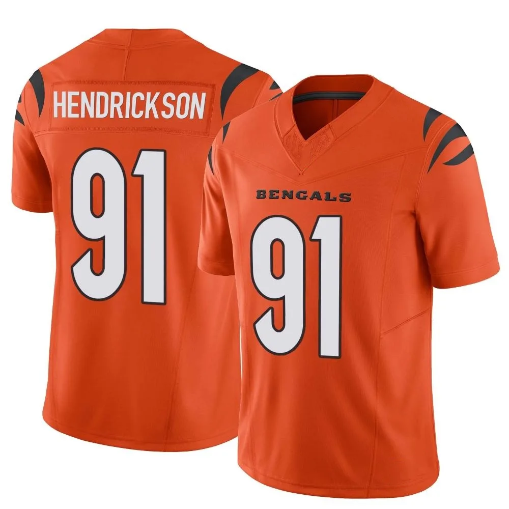 Youth Cincinnati Bengals Trey Hendrickson Nike Vapor F.U.S.E. Limited Orange Jersey Youth Cincinnati Bengals Trey Hendrickson Nike Vapor F.U.S.E. Limited Orange Jersey