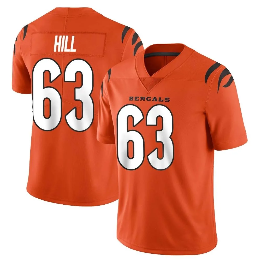 Youth Cincinnati Bengals Trey Hill Nike Vapor Untouchable Limited Orange Jersey Youth Cincinnati Bengals Trey Hill Nike Vapor Untouchable Limited Orange Jersey