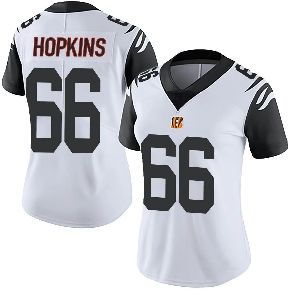 Women's Cincinnati Bengals Trey Hopkins Nike Color Rush Vapor Untouchable Limited White Jersey Women's Cincinnati Bengals Trey Hopkins Nike Color Rush Vapor Untouchable Limited White Jersey