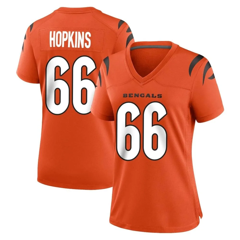 Women's Cincinnati Bengals Trey Hopkins Nike Game Orange Jersey Women's Cincinnati Bengals Trey Hopkins Nike Game Orange Jersey