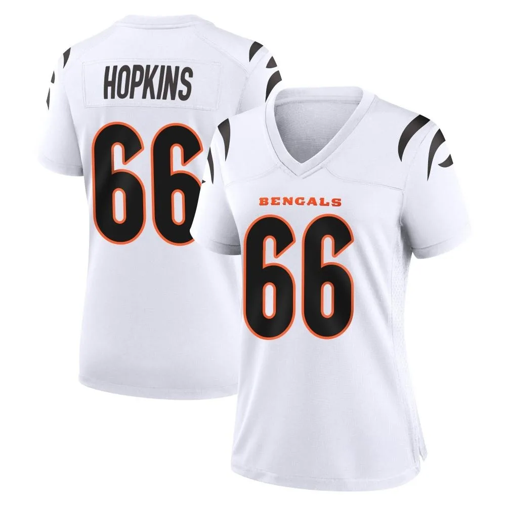 Women's Cincinnati Bengals Trey Hopkins Nike Game White Jersey Women's Cincinnati Bengals Trey Hopkins Nike Game White Jersey