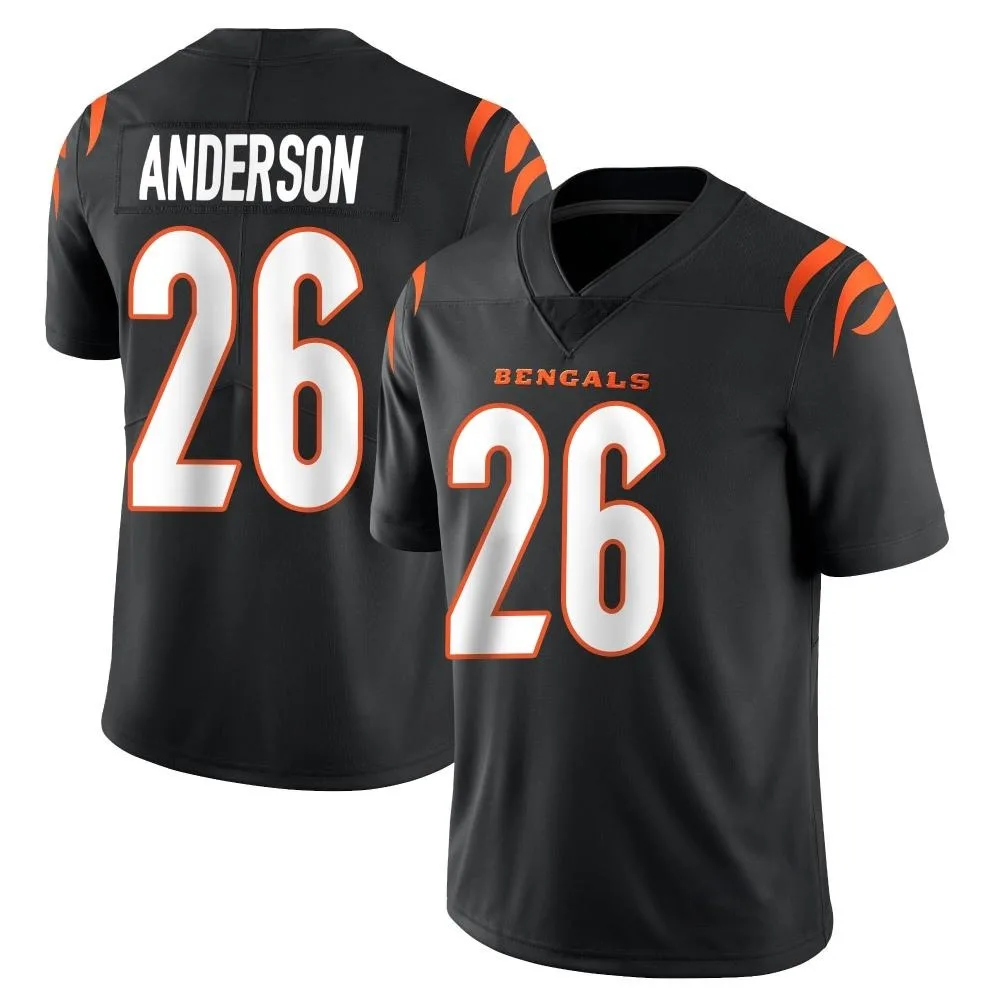 Men's Cincinnati Bengals Tycen Anderson Nike Team Color Vapor Untouchable Limited Black Jersey Men's Cincinnati Bengals Tycen Anderson Nike Team Color Vapor Untouchable Limited Black Jersey
