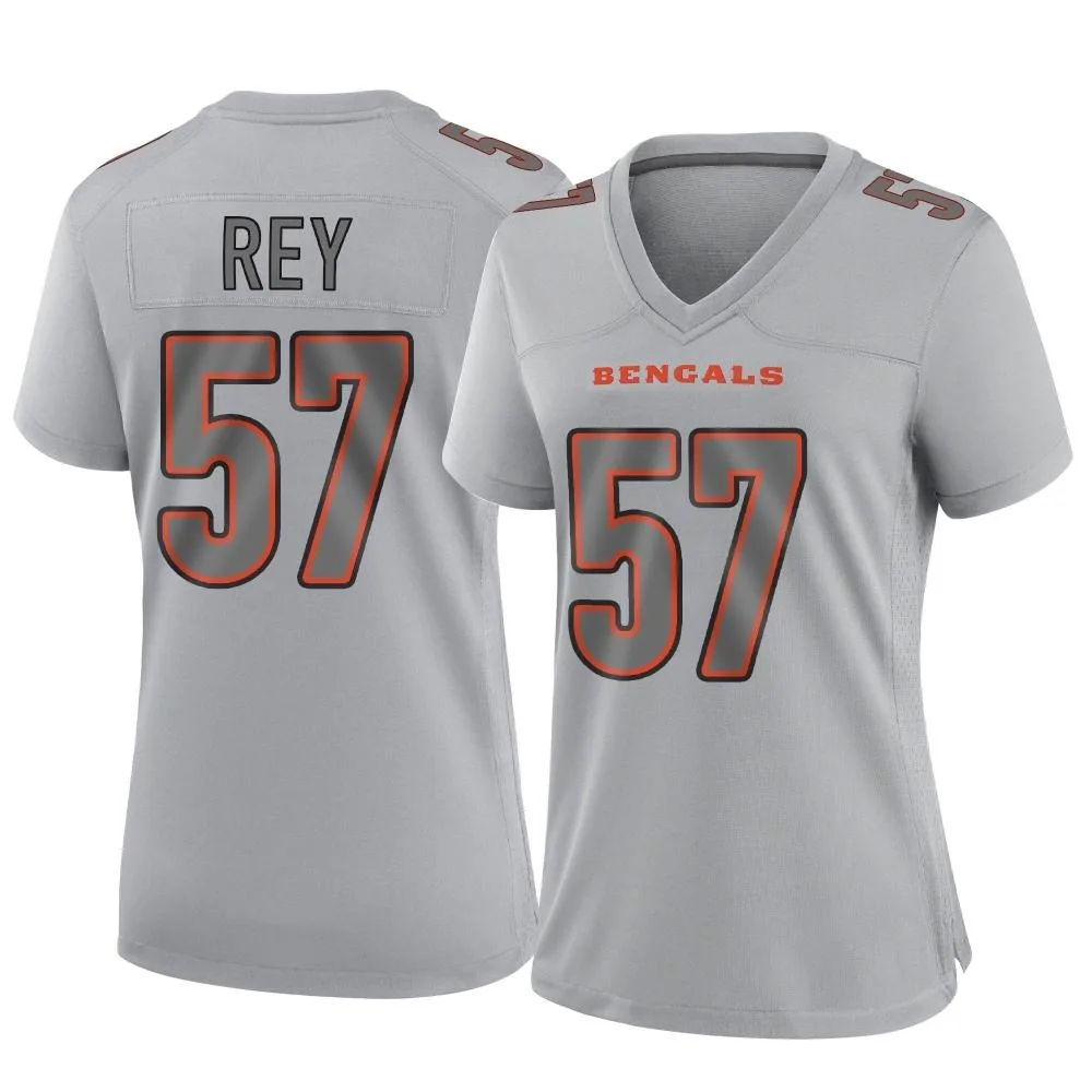 Women's Cincinnati Bengals Vincent Rey Nike Atmosphere Fashion Game Gray Jersey Women's Cincinnati Bengals Vincent Rey Nike Atmosphere Fashion Game Gray Jersey