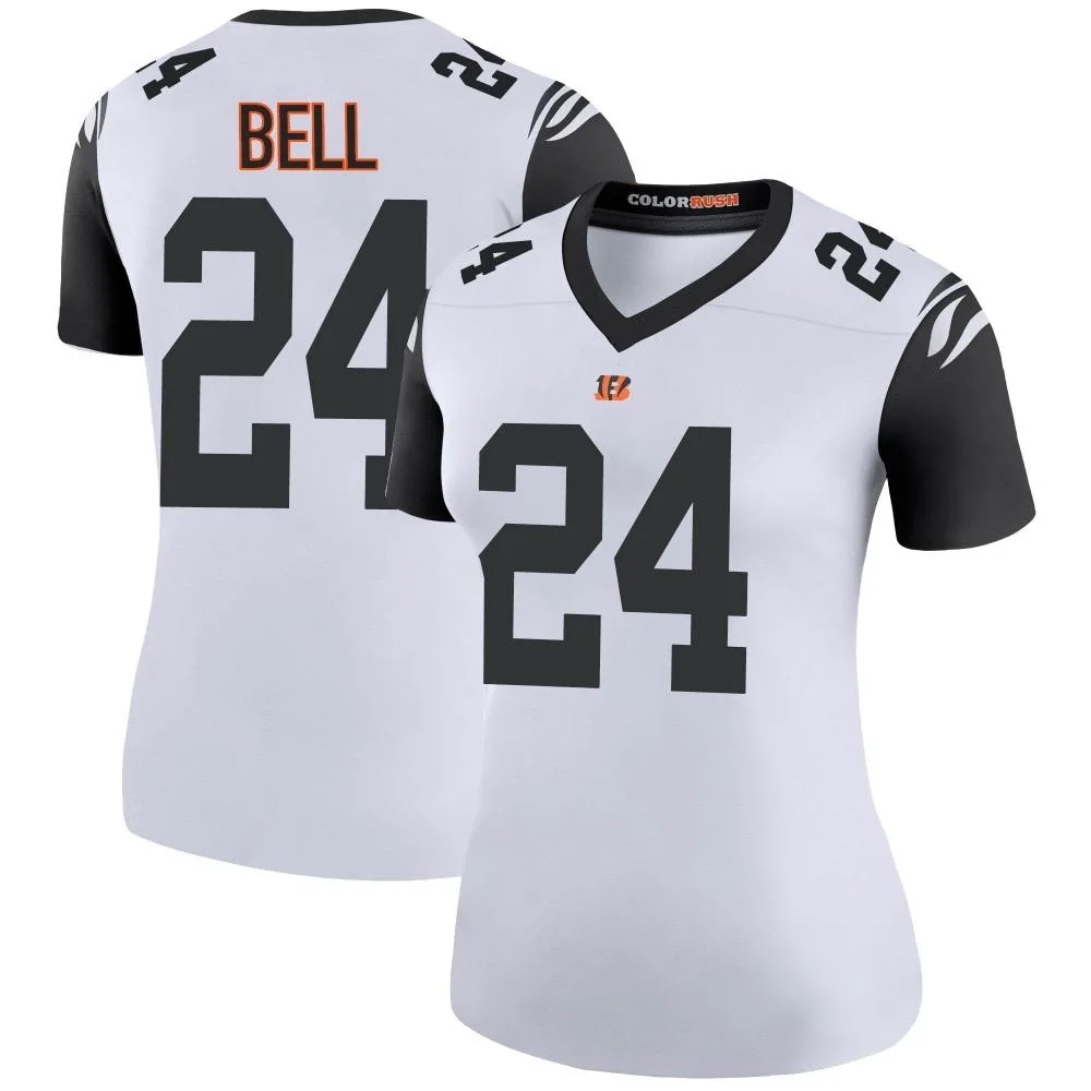 Women's Cincinnati Bengals Vonn Bell Nike Color Rush Legend White Jersey Women's Cincinnati Bengals Vonn Bell Nike Color Rush Legend White Jersey