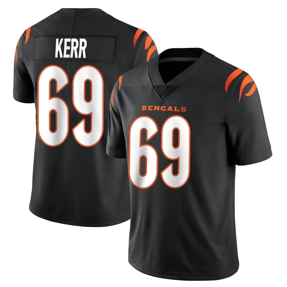 Men's Cincinnati Bengals Zach Kerr Nike Team Color Vapor Untouchable Limited Black Jersey Men's Cincinnati Bengals Zach Kerr Nike Team Color Vapor Untouchable Limited Black Jersey