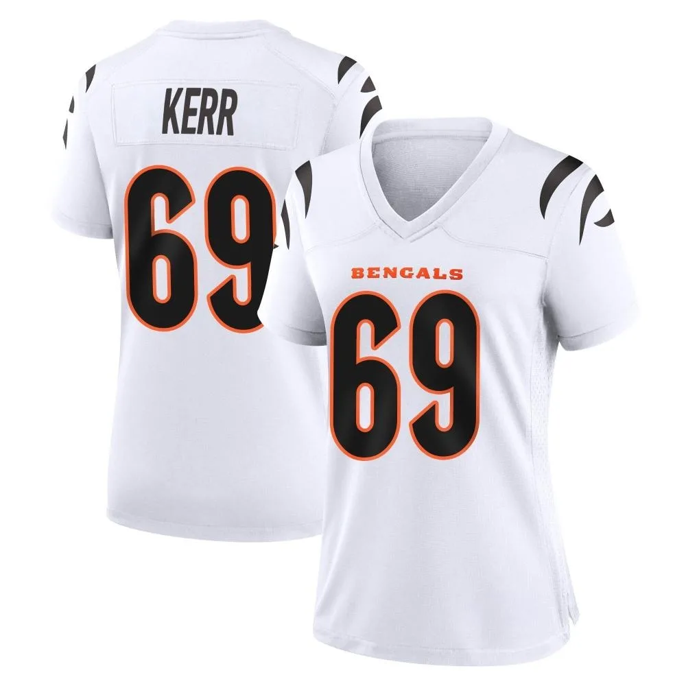 Women's Cincinnati Bengals Zach Kerr Nike Game White Jersey Women's Cincinnati Bengals Zach Kerr Nike Game White Jersey