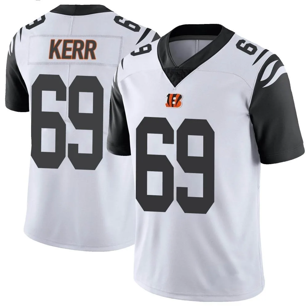 Youth Cincinnati Bengals Zach Kerr Nike Color Rush Vapor Untouchable Limited White Jersey Youth Cincinnati Bengals Zach Kerr Nike Color Rush Vapor Untouchable Limited White Jersey