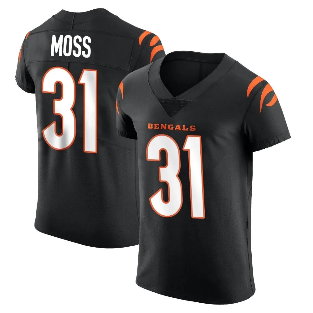 Men's Cincinnati Bengals Zack Moss Nike Team Color Vapor Untouchable Elite Black Jersey Men's Cincinnati Bengals Zack Moss Nike Team Color Vapor Untouchable Elite Black Jersey