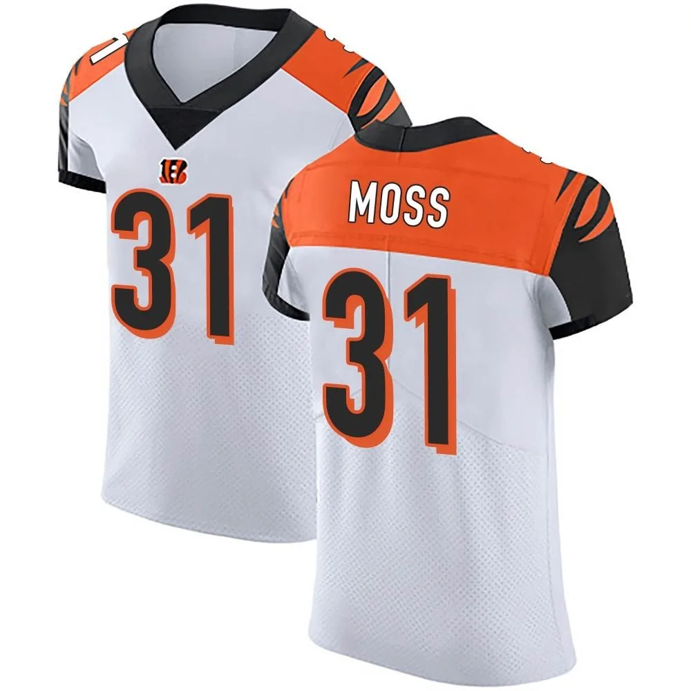 Men's Cincinnati Bengals Zack Moss Nike Vapor Untouchable Elite White Jersey Men's Cincinnati Bengals Zack Moss Nike Vapor Untouchable Elite White Jersey