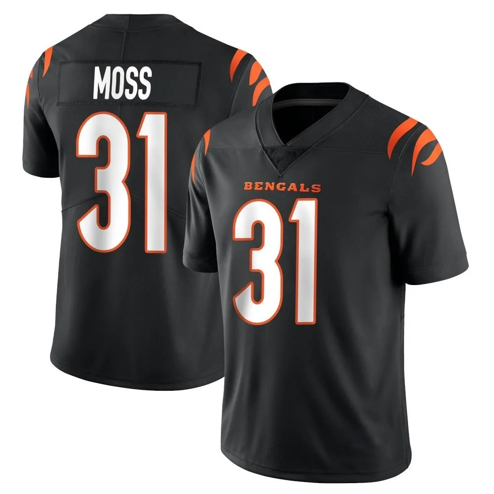 Youth Cincinnati Bengals Zack Moss Nike Team Color Vapor Untouchable Limited Black Jersey Youth Cincinnati Bengals Zack Moss Nike Team Color Vapor Untouchable Limited Black Jersey